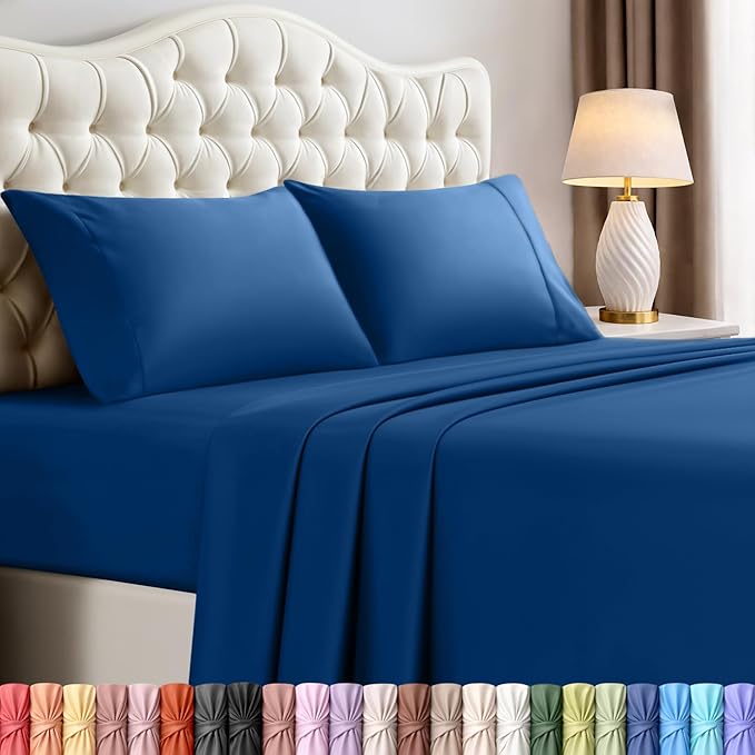 Utopia Bedding King Size Sheet Set – 4 Piece Bed Sheets, Soft and Breathable by UTOPIABEDDING