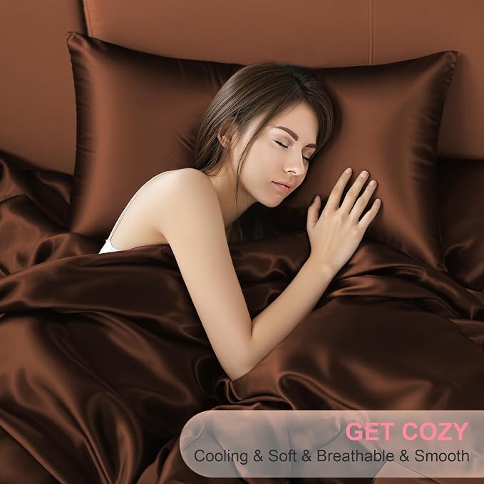Silk Pillow Cases 2 Pack King Size - Image 5
