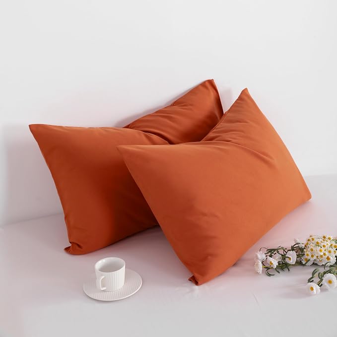 FLXXIE King Pillow Cases Set of 2, Soft Microfiber Pillow Covers - Image 5