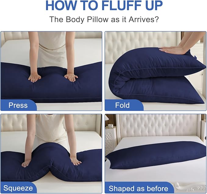 YZ HOME Memory Foam Body Pillow Insert - Image 5