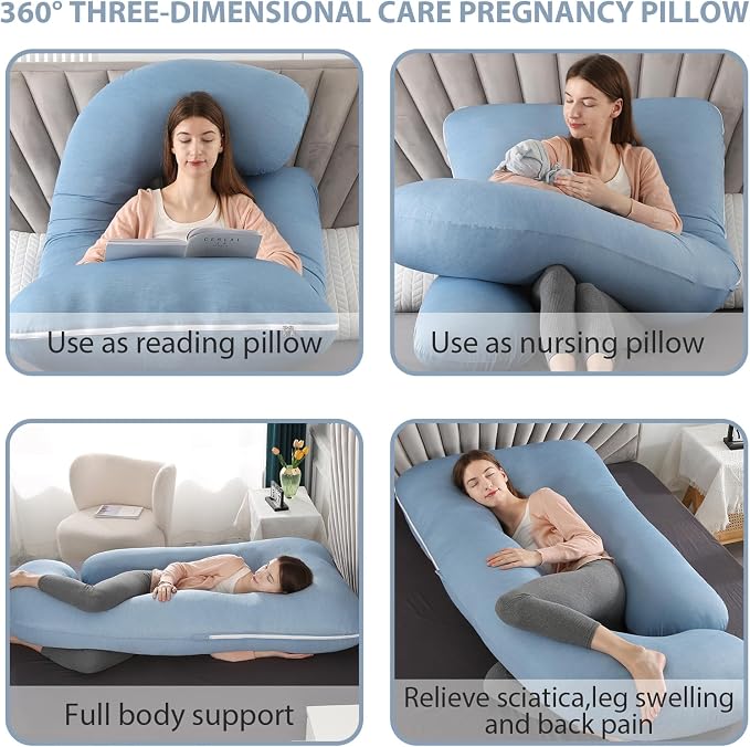 BATTOP Pregnancy Pillow for Sleeping, Maternity Pillow - Image 3