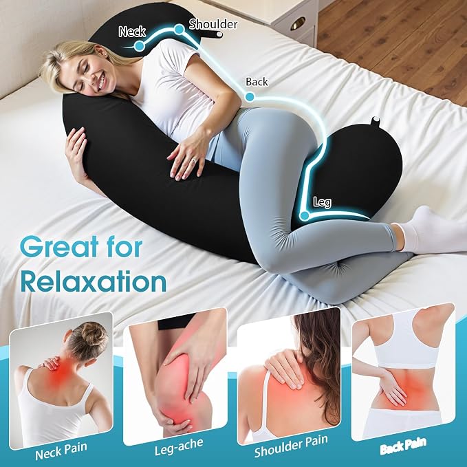 TranquilRelax C Shaped Body Pillow - Image 6