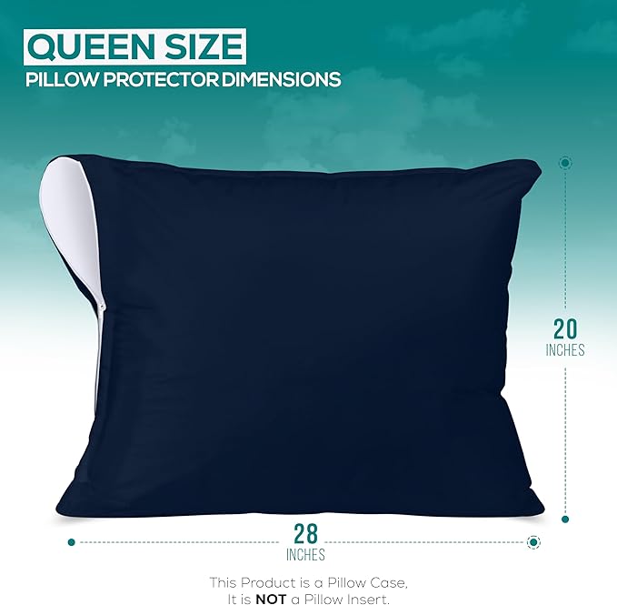 Utopia Bedding Premium 100% Waterproof Pillow Protectors - Image 2