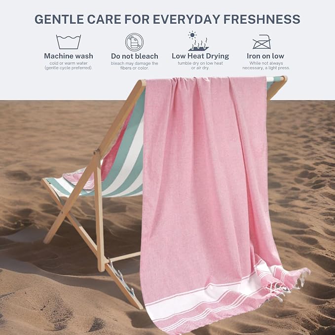 Cotton Turkish Beach Towel - Image 4