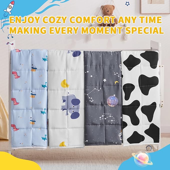 anfie Weighted Blanket Kids, Weighted Blanket Cooling Blanket - Image 6