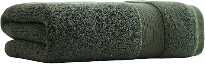 27x55 Bath Towel 100 Percent Cotton 650GSM Luxury Super Soft Absorbent Bathroom by Akzpe