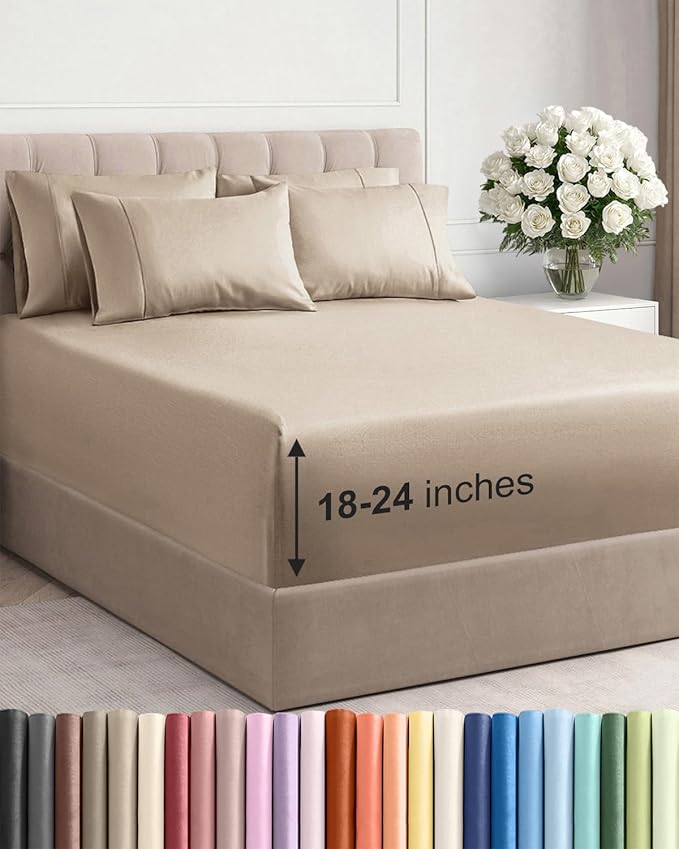 Extra Deep King Sheet Set by CGKUnlimited