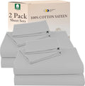 California Design Den 100% Cotton 2-Pack Queen Size Sheet Set by CaliforniaDesignDen