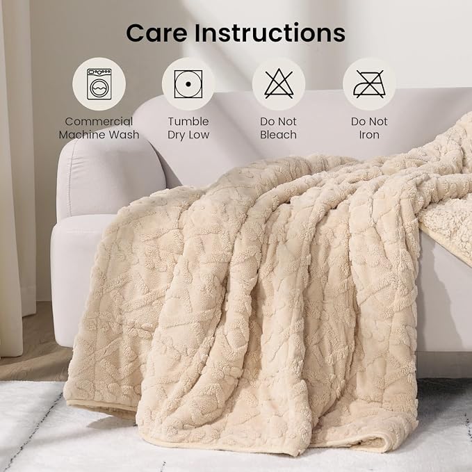 Weighted Blanket Twin Size 10lbs, Cozy Warm Adult Weighted Blankets - Image 7