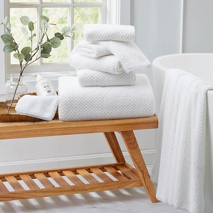 Extra Large Bath Towel Set of 4, Oversized Bath Sheet Super Soft Highly - Image 2