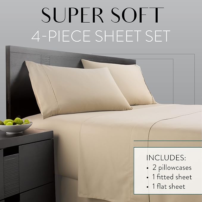 Danjor Linens Bed Sheet Set Twin XL - Image 2