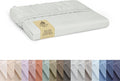 Linen Home 100% Cotton Percale Weave Fitted Sheet, King Size, Dove Grey by LINENHOME