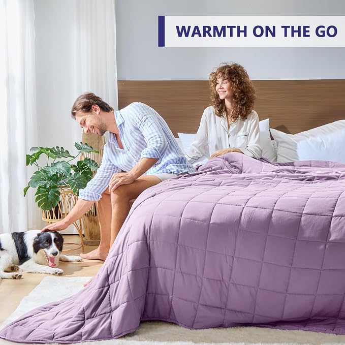 yescool Weighted Blanket for Adults Cooling Heavy Blanket for Sleeping Perfect - Image 4