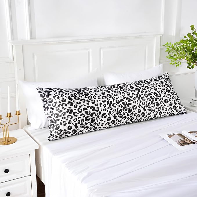 MR&HM Satin Body Pillow Cover, Soft and Breathable Body Pillow Case - Image 5