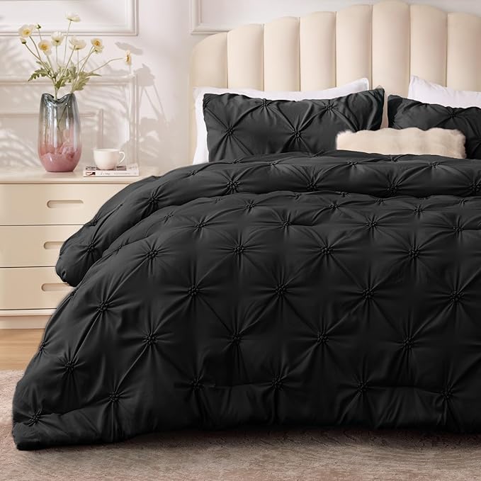 BEDELITE Black Comforter Set Queen by BEDELITE