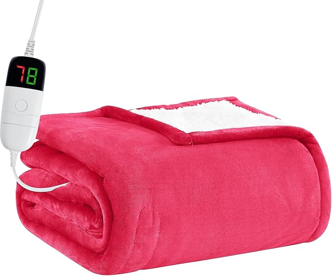 BOMOVA Heated Electric Throw Blanket by BOMOVA