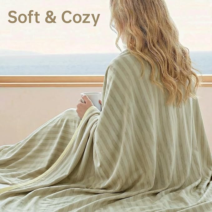 Guohaoi Cooling Blanket for Hot Sleepers, Absorbs Heat to Keep Body Cool for - Image 7