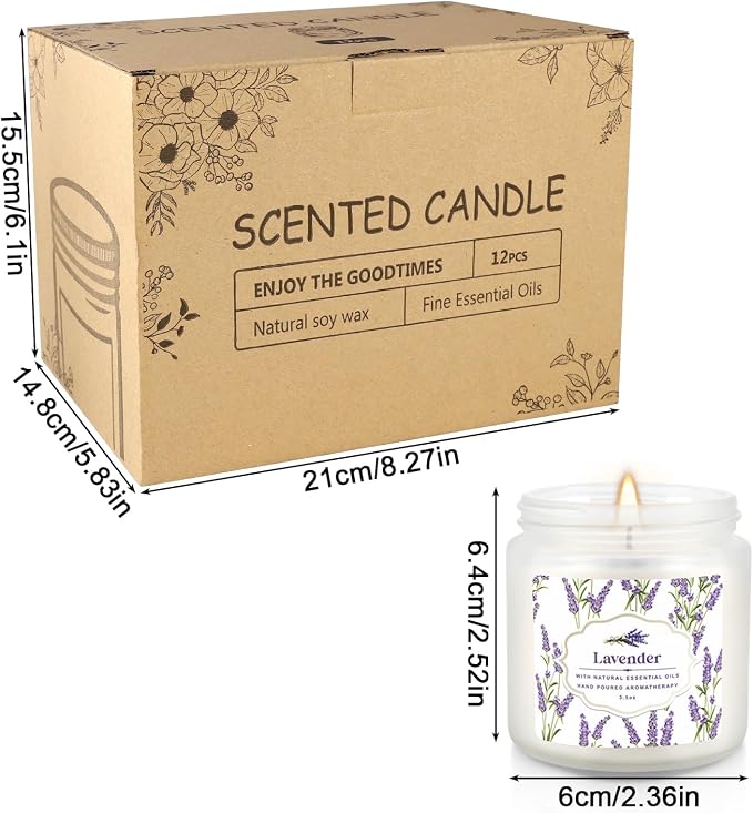 YOROXRG 12 Pack Scented Candles - Image 8