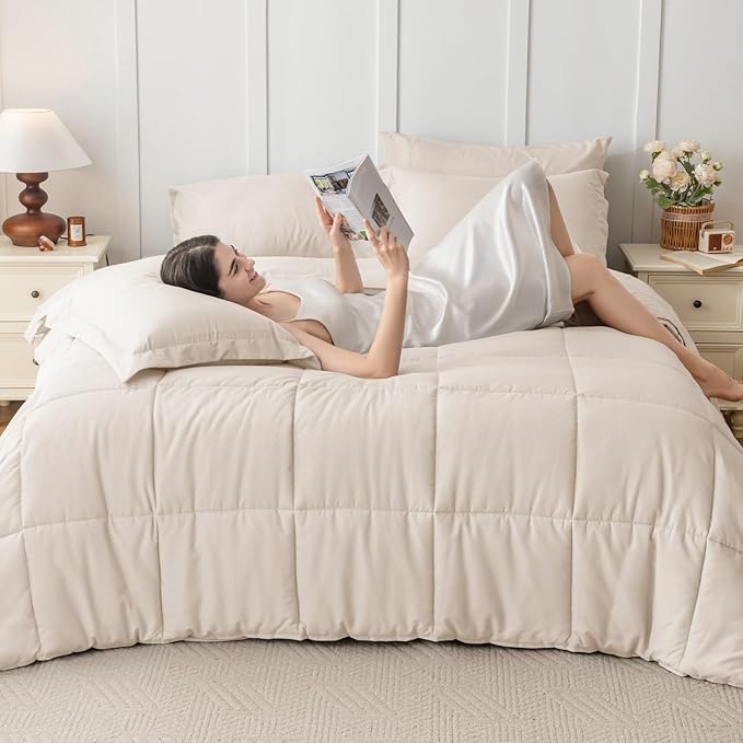JOLLYVOGUE King Comforter Set, Ultra-Soft Bed in a Bag King Size 7 Pieces - Image 6