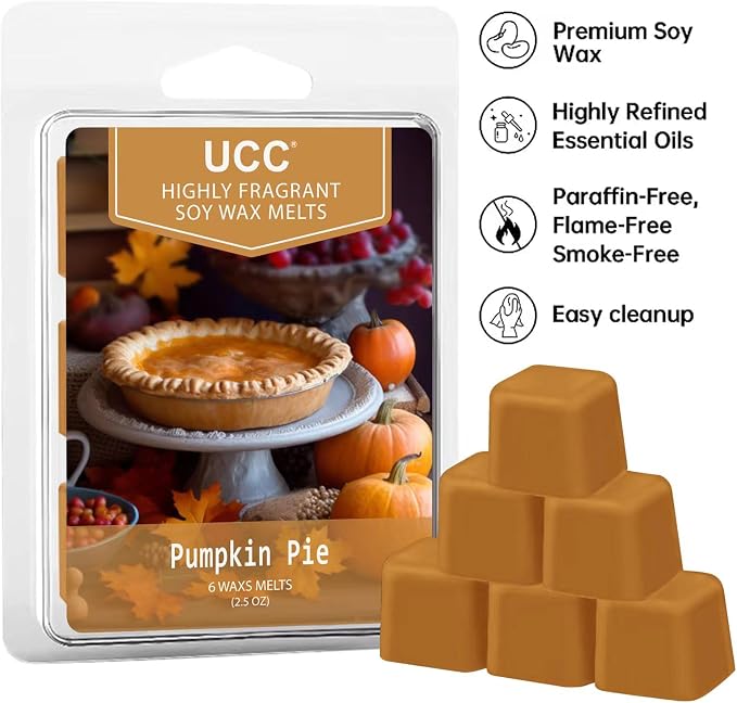 UCC Plant Based All Natural Fall Wax Melts, Highly Scented Fragrances, Long - Image 5