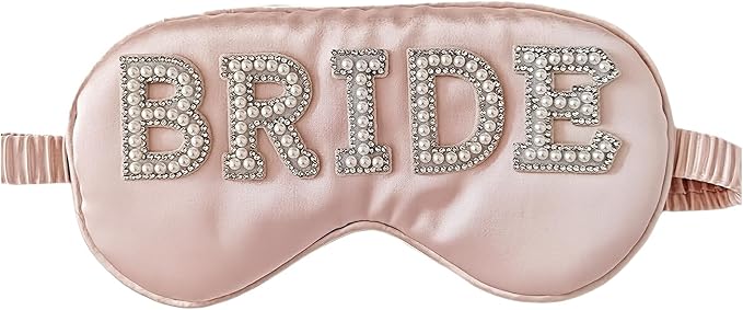 Bride Sleep Mask, Bride Eye Mask, Mrs Satin Bridal Eye Maskes Soft Sleep Maskes by SpringSummerDecor