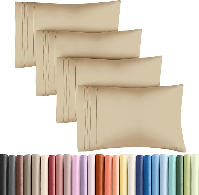 King Pillow Cases Set of 4 by CGKUnlimited