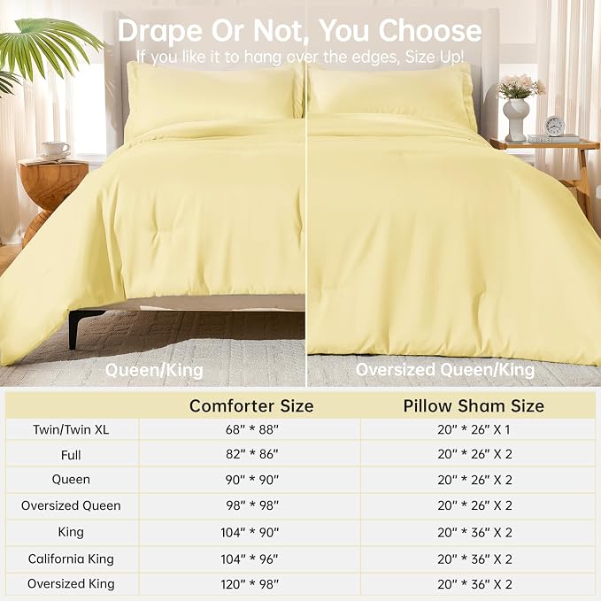 MUXHOMO Queen Comforter Set, All Season Ultra Soft Down Alternative Bedding - Image 8