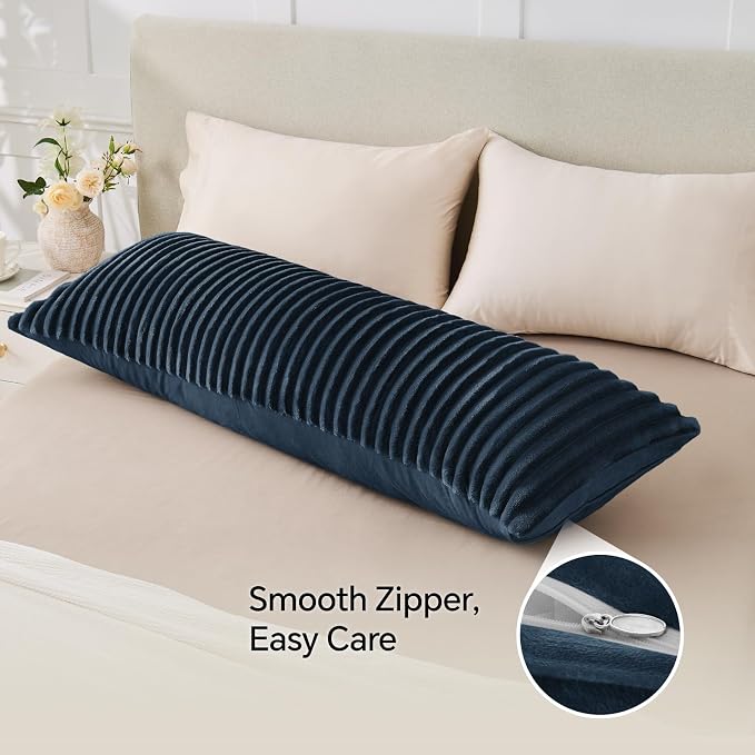 BEDELITE Fluffy Faux Fur Body Pillow Cover - Image 4