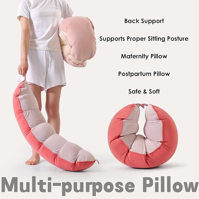 Peallow – Long Round Body Pillow - Image 7