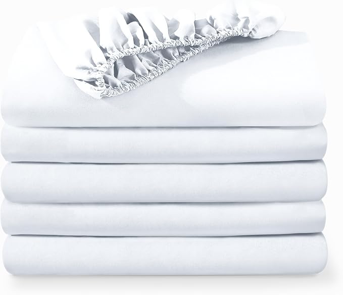 Bare Home 5-Pack Fitted Bottom Ultra-Soft Sheets Full by BareHome