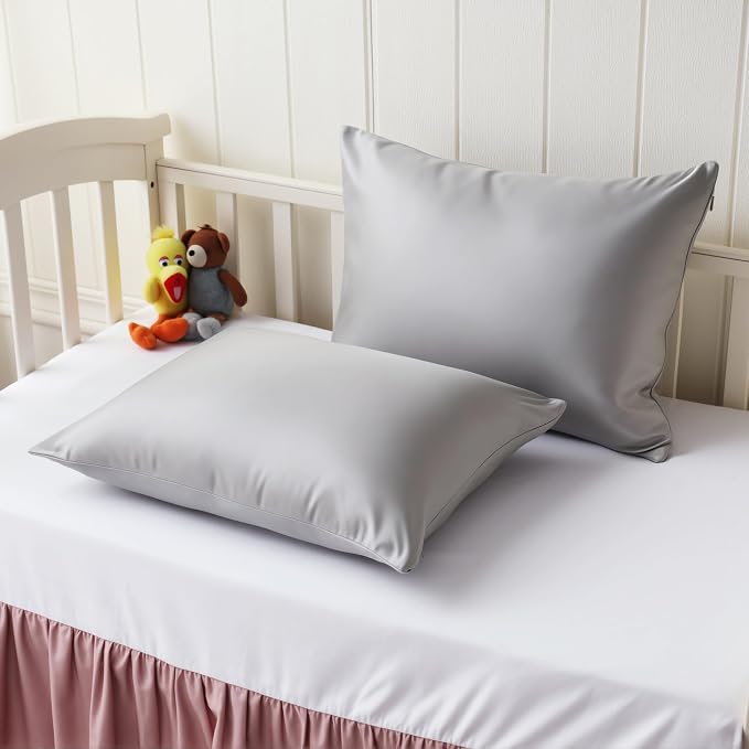 4 Pack Cooling Toddler Pillow Cases, Viscose Derived from Bamboo Small Pillow - Image 2