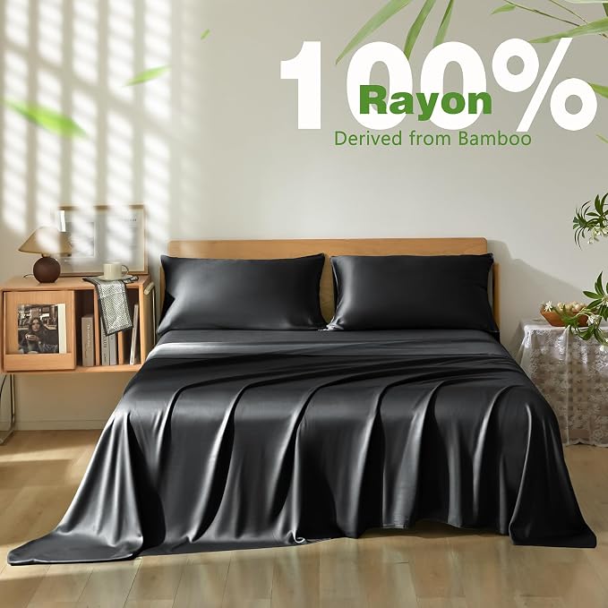 Homiest Cooling Pillow Cases Standard Size Set of 2, 100% Rayon Derived from - Image 3