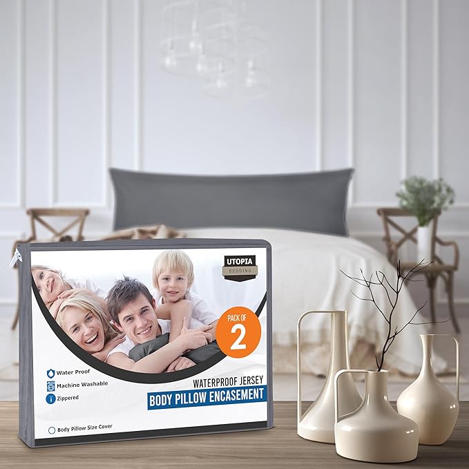 Utopia Bedding Premium 100% Waterproof Pillow Protectors - Image 7