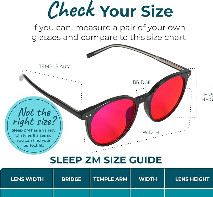 Sleep ZM Blue Light Blocking & Light Sensitivity Glasses - Image 4