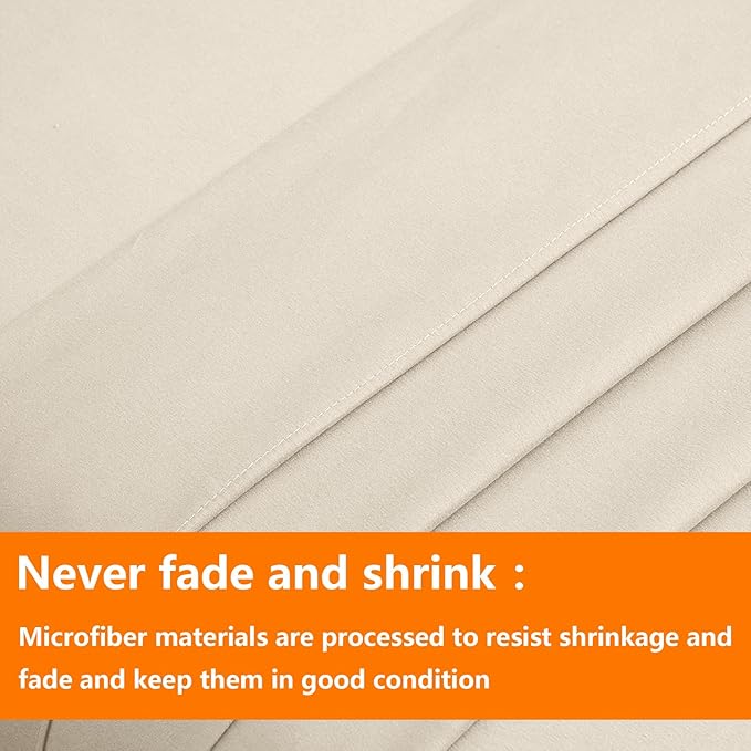 TAIMIT Light Beige King Comforter Set - Image 7