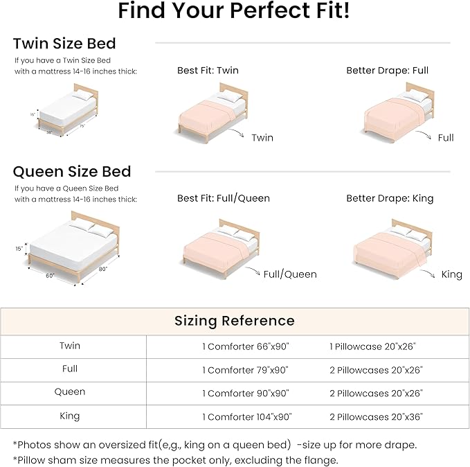 Love's cabin Pink Twin/Twin XL Comforter Set, 2-Piece Prewashed Bed Set - Image 8