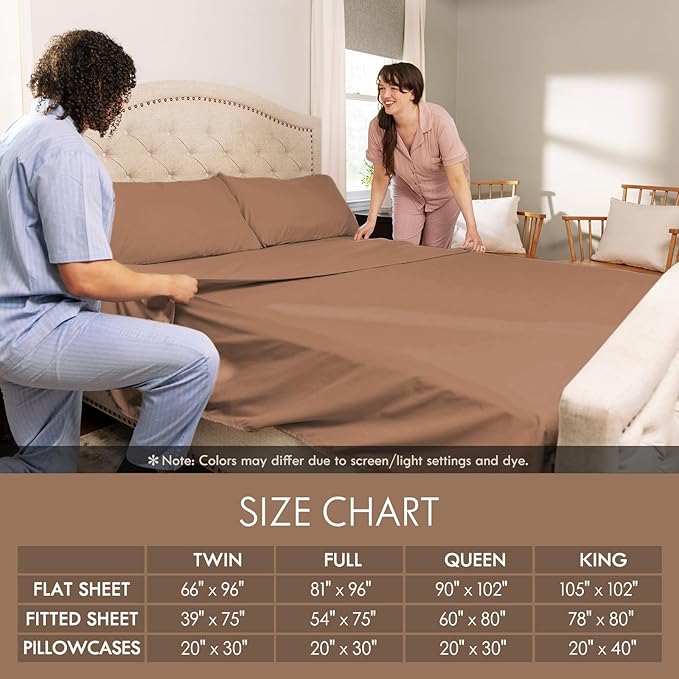 ClevaHome King Size Sheet Set - Image 7