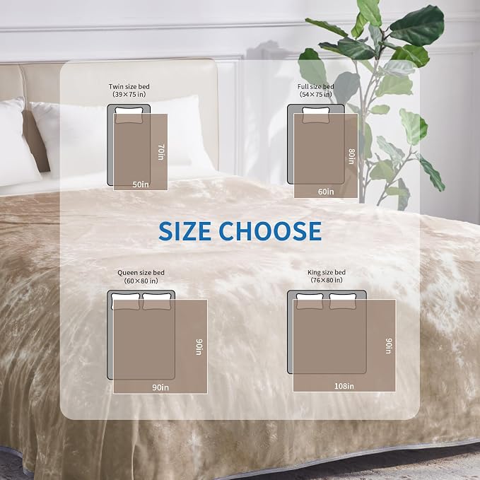 Guohaoi Cooling Blanket for HotSleepers, Decortive Tie Dye, Absorbs Heat to - Image 5