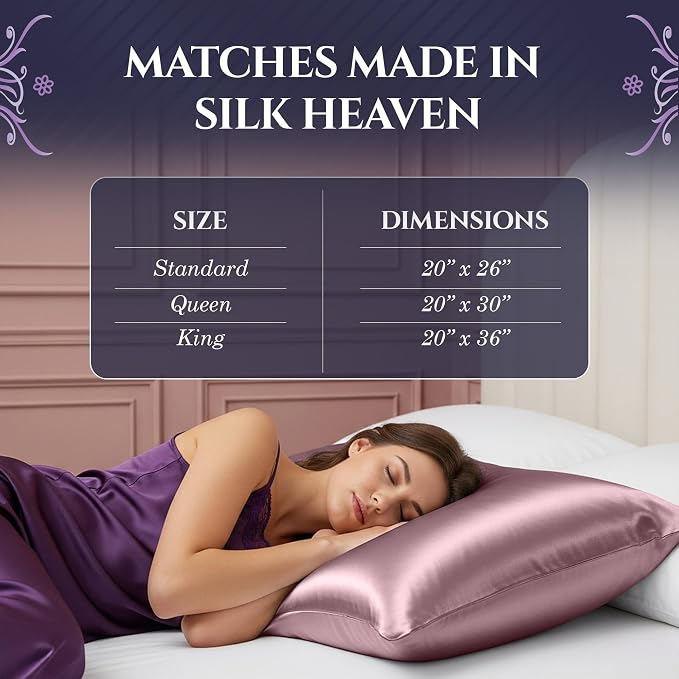 DECOLURE 100% Pure Mulberry Silk Pillow Case King Size – Highest Grade 30 Momme - Image 8