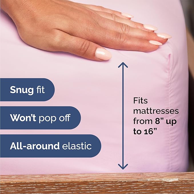 Queen Size 4 Piece Sheet Set - Image 3