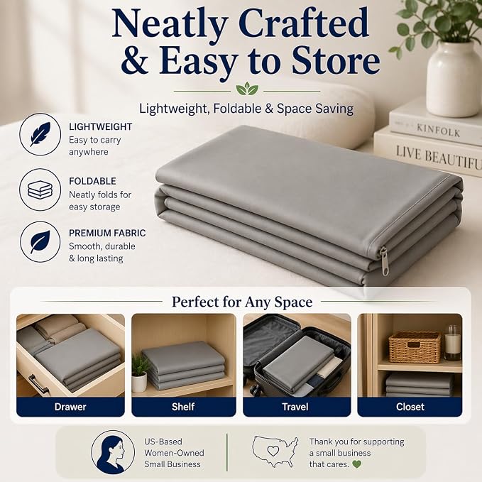 evoLive 100% Rayon Derived from Bamboo Cooling Breathable Body Pillow - Image 9