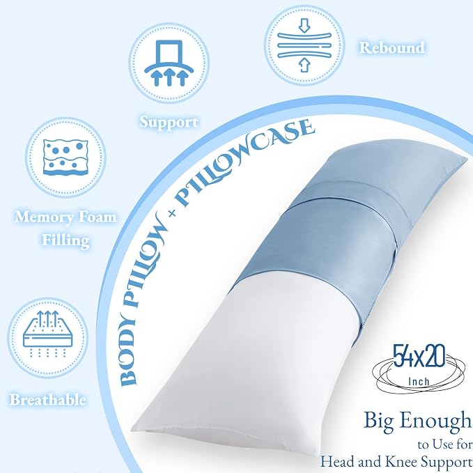 Ubauba Memory Foam Body Pillow - Image 4
