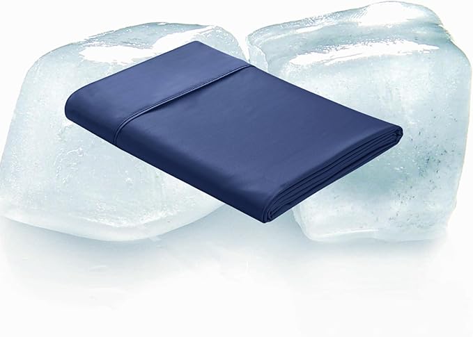 Bamboo Viscose Flat Sheets Only, Sateen Weave Twin Size Flat Sheet Only by ZaizaiHome