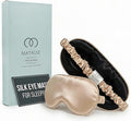 MATASSE 100% Mulberry Silk Sleep Mask 22 Momme Grade 6A -3D Contoured Eye Mask by MATASSESilkyourlife