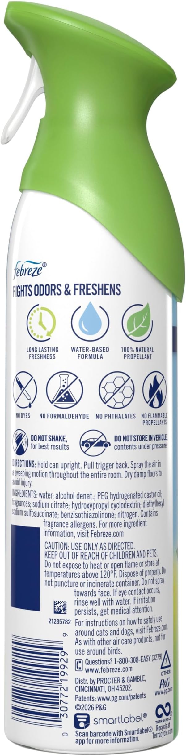 Febreze Air Mist, Air Freshener Spray, Odor Fighting Room Spray, Deodorizer - Image 13