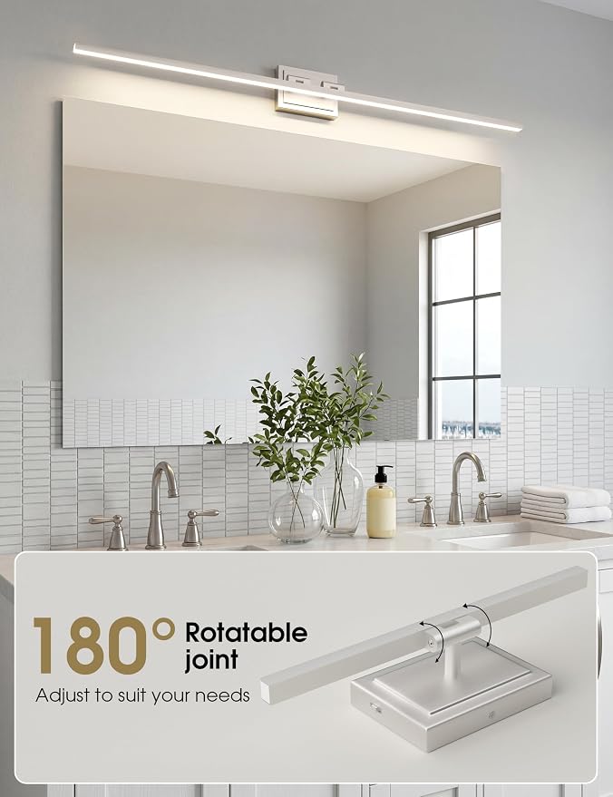 VOLISUN Modern Bathroom Vanity Light 48 inch, 30W Dimmable 5CCT Led Bathroom - Image 5