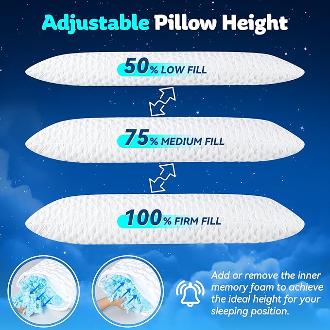 KUCEY Body Pillow for Side Sleeper - Image 4
