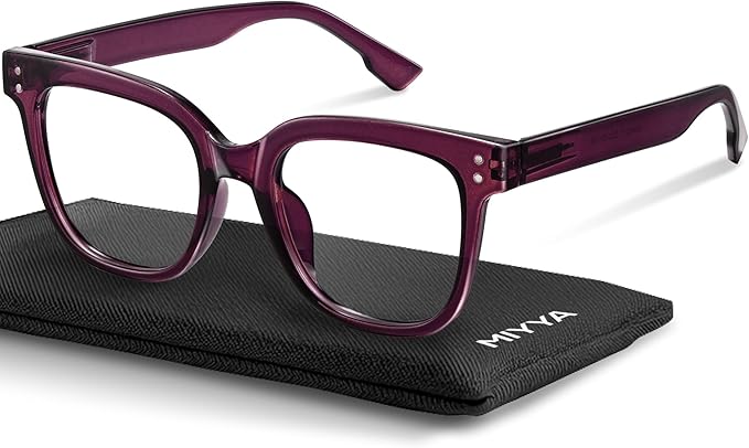 miyya Blue Light Glasses for Women & Men – Oversized UV & Blue Light Blocker by miyya