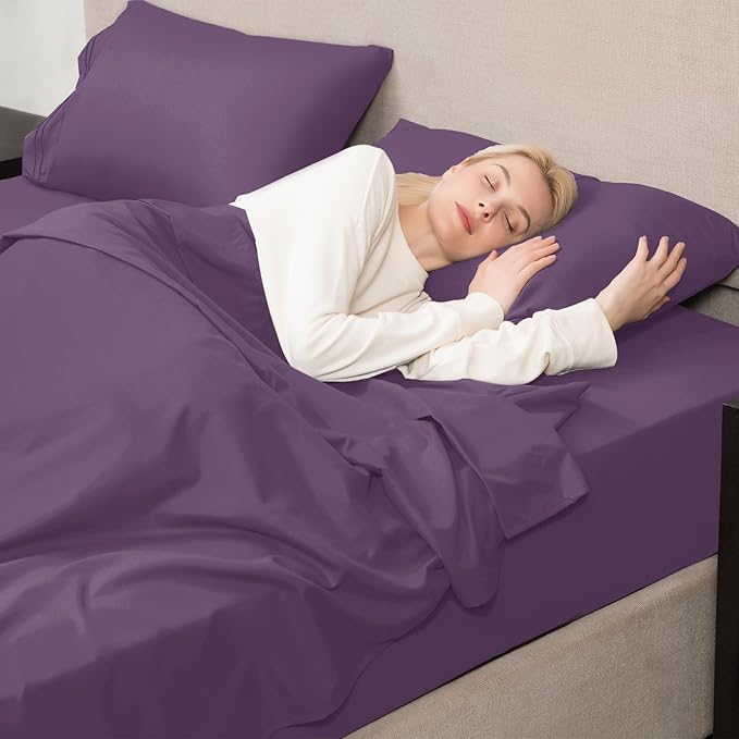 Mejoroom King Size Bed Sheet Set - Image 6