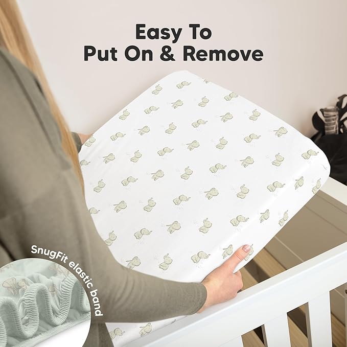 KeaBabies 2-Pack Organic Crib Sheets - Image 6